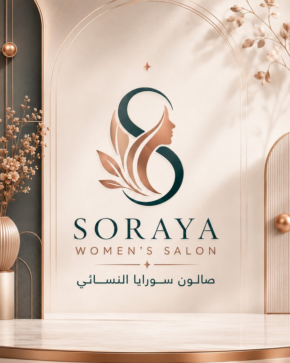 شعار وهوية سورايا صالون